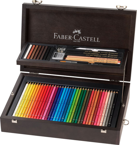 Faber Castell Art & Graphic Compendium Wooden Case Set Of 125 Pieces –