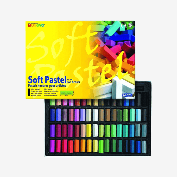 Mungyo Soft Pastel 64 set review and pastel demonstration 