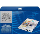 Winsor Newton Cotman Water Colour Box Set of 16 Half Pans