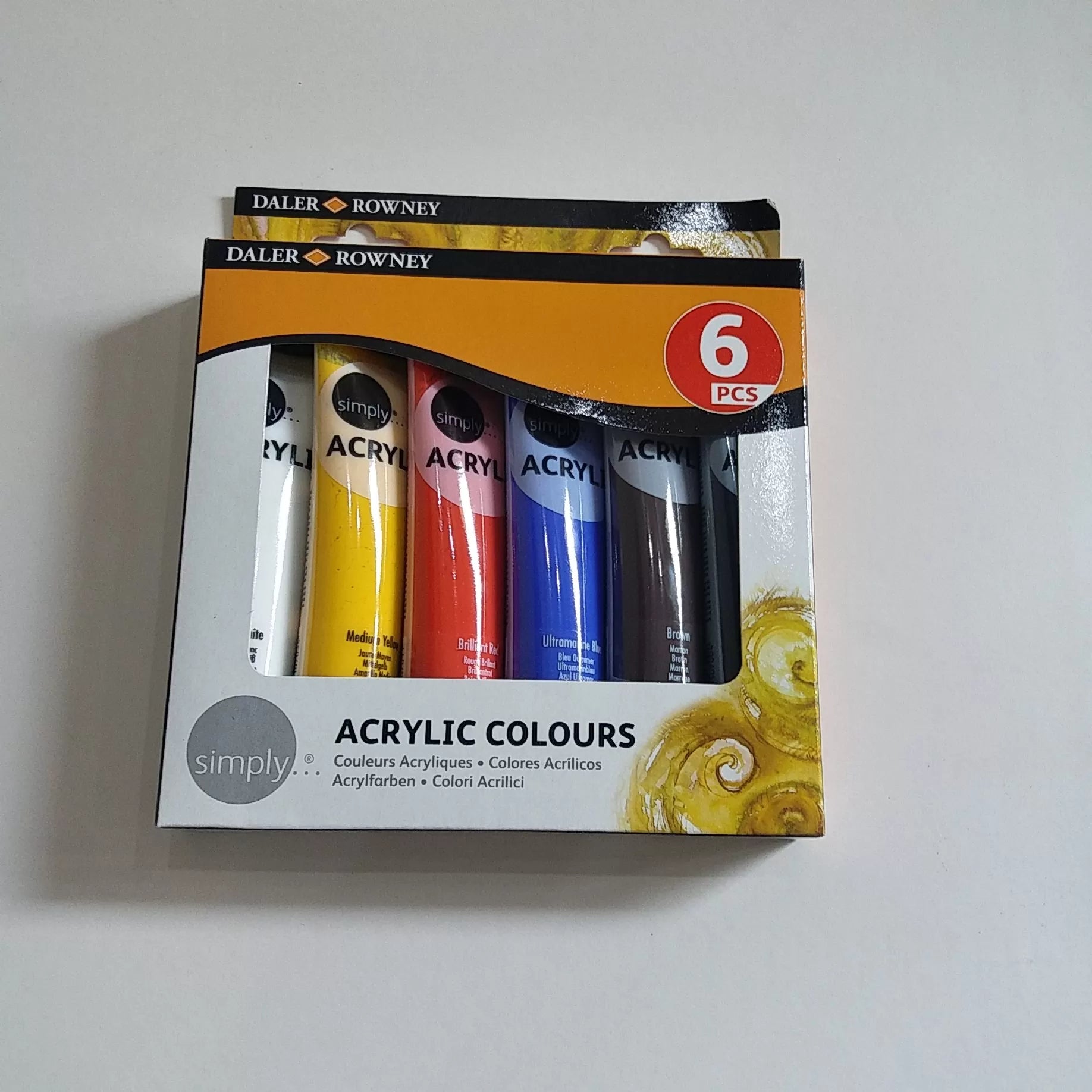 Daler Rowney Gold & Silver Simply Acrylic Paint Markers Set Of 2