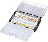 Mungyo Professional Watercolor Half Pan Metallic Shades Set of 12