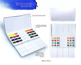 White Nights Artist Watercolor set of 24 Full Pans Saint Petersburg Edition Plastic Box