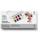 Winsor Newton Cotman Water Colour 8 Half Pen Portrait Pocket Set