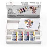 Winsor Newton Cotman Water Colour 8 Half Pen Portrait Pocket Set