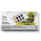 Winsor Newton Cotman Water Colour 8 Half Pen Landscape Pocket Set