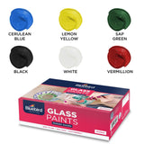 Glass Paints – 25 ml – Set of 6 Primary