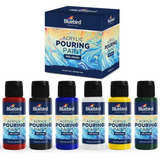 Bluebird Acrylic Pouring Paint Pre-mixed – 100 ml – Set of 6 Primary