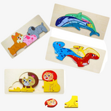 Animal Puzzle Wooden Learning Board