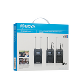 BOYA BY-WM8 Pro-K2 UHF Dual-Channel Wireless Lavalier System