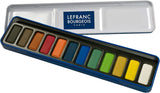 Lefranc & Bourgeois Watercolor Paint Set of 12