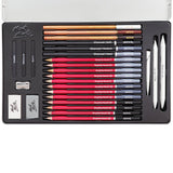 Mont Marte Sketching Tin Set Signature 27pc