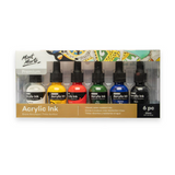 Mont Marte Acrylic Ink Premium 6pc x 20ml