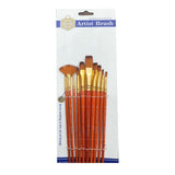 Keep Smiling Artist Mix Brush Set of 10