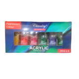 Chivalry Pearlescent Acrylic Paints 20 ml X 6