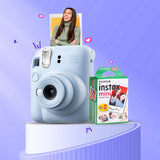 Fujifilm Instax Mini 12 Instant Camera with Fujifilm Instant Film (Pastel Blue)