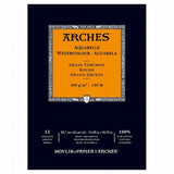 Canson Arches Watercolor Pads 12 Sheets 300g