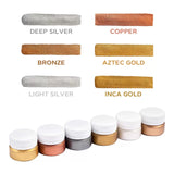 Sonnet Metallic Gouache Colors Set Of 6x20ml