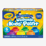 Crayola Washable Kid's Paints At Toys Set Of 6