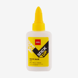 Deli White Glue Single Piece - thestationerycompany.pk