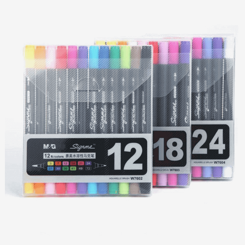 M&G Duo Coloring Brush Pens – thestationerycompany.pk
