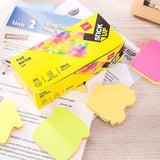 Deli EA03102 Shaped Sticky Notes Neon Color - thestationerycompany.pk